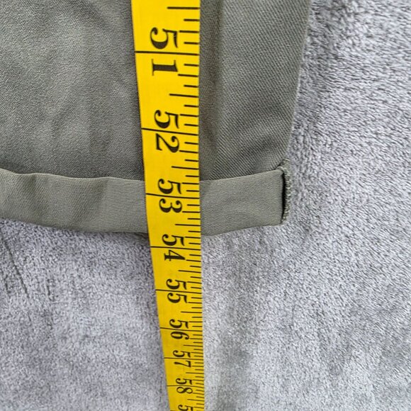 Womens Mono B Olive Green Utility Jumpsuit Button Up Front Short Sleeves Size M - Picture 10 of 11